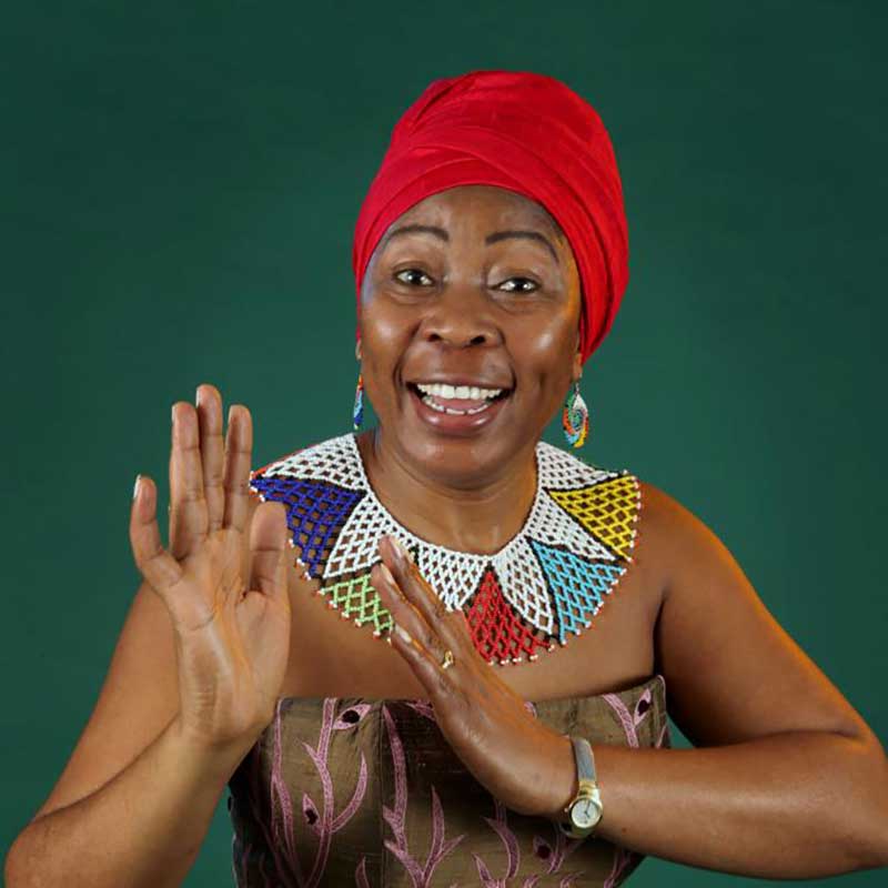 Dr. Gcina Mhlophe Becker Portrait